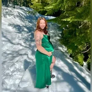 green emerald velvet dress Second Chances Ruffle Trim Maxi Dress Flowers Green main image 0